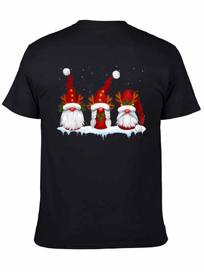 Festive Gnome Christmas Graphic Tee