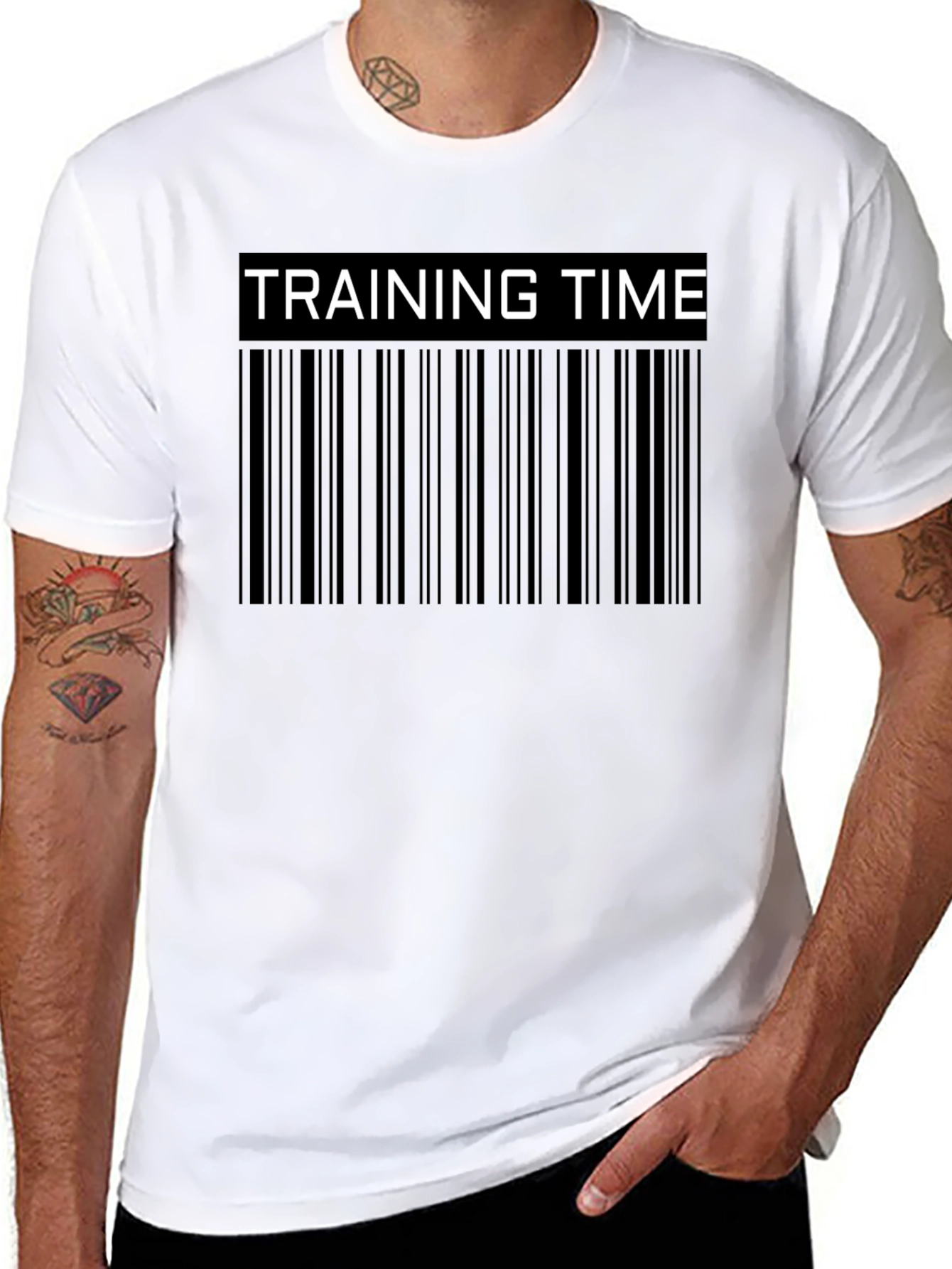 Training Time Barcode T-Shirt