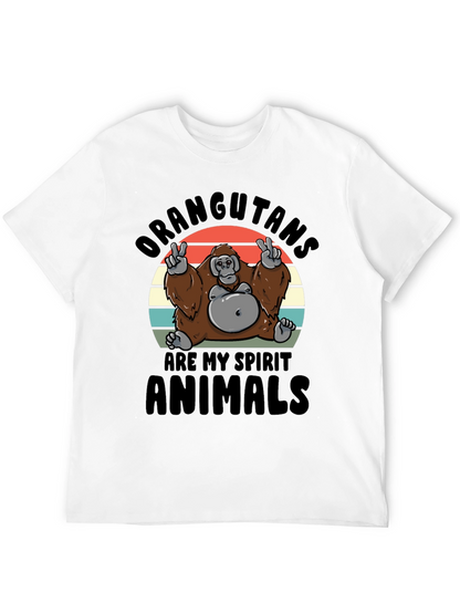 Orangutan Spirit Animal Graphic T-Shirt