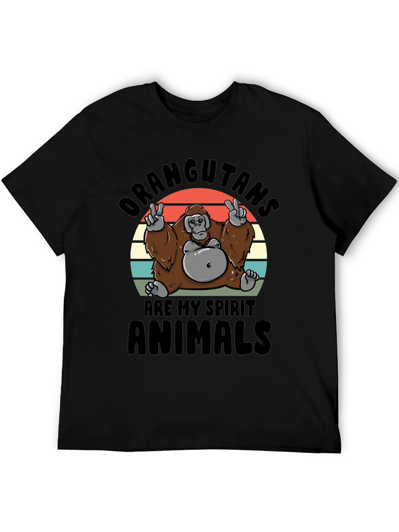 Orangutan Spirit Animal Graphic T-Shirt