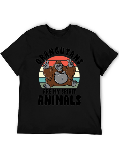 Orangutan Spirit Animal Graphic T-Shirt