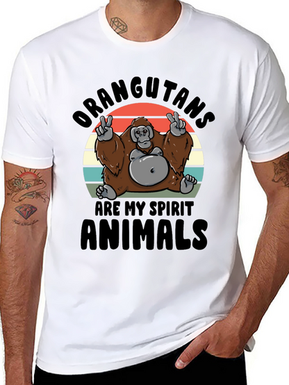 Orangutan Spirit Animal Graphic T-Shirt