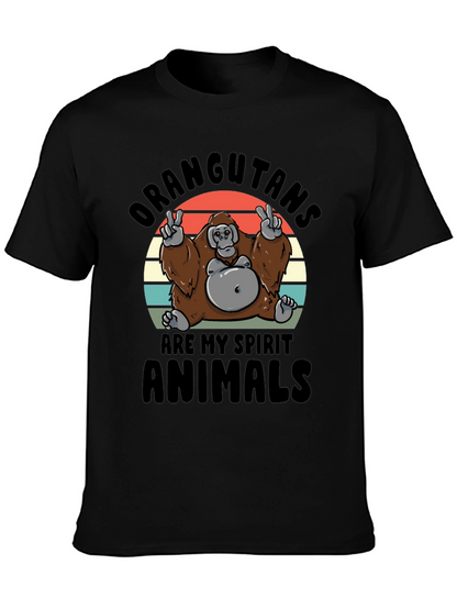 Orangutan Spirit Animal Graphic T-Shirt