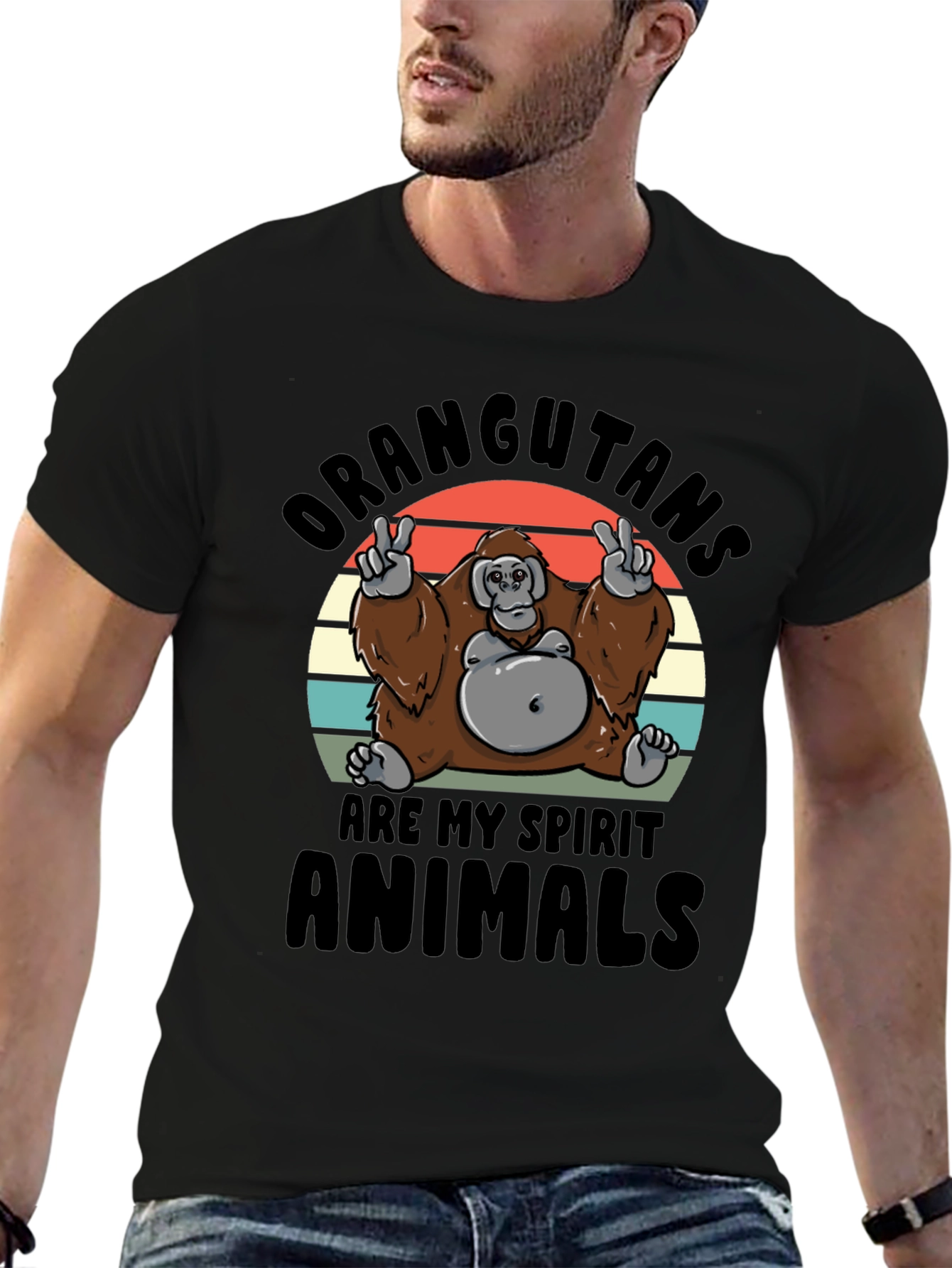 Orangutan Spirit Animal Graphic T-Shirt