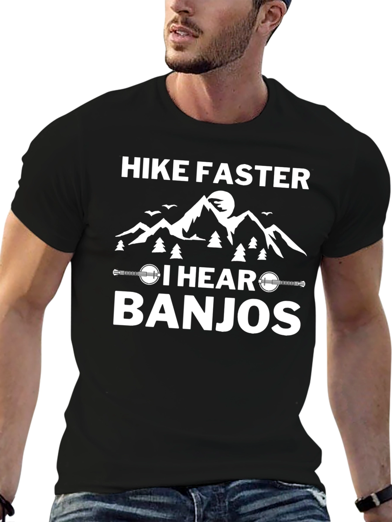 Hike Faster I Hear Banjos Graphic Tee