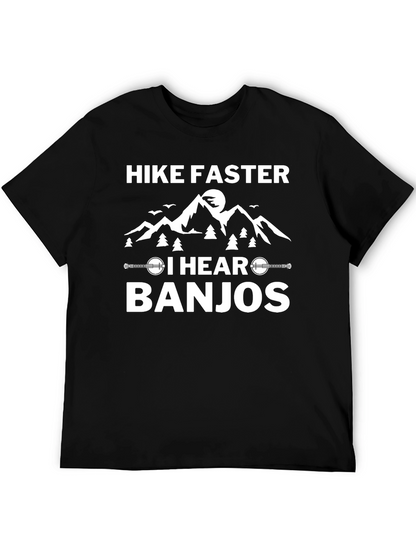 Hike Faster I Hear Banjos Graphic Tee