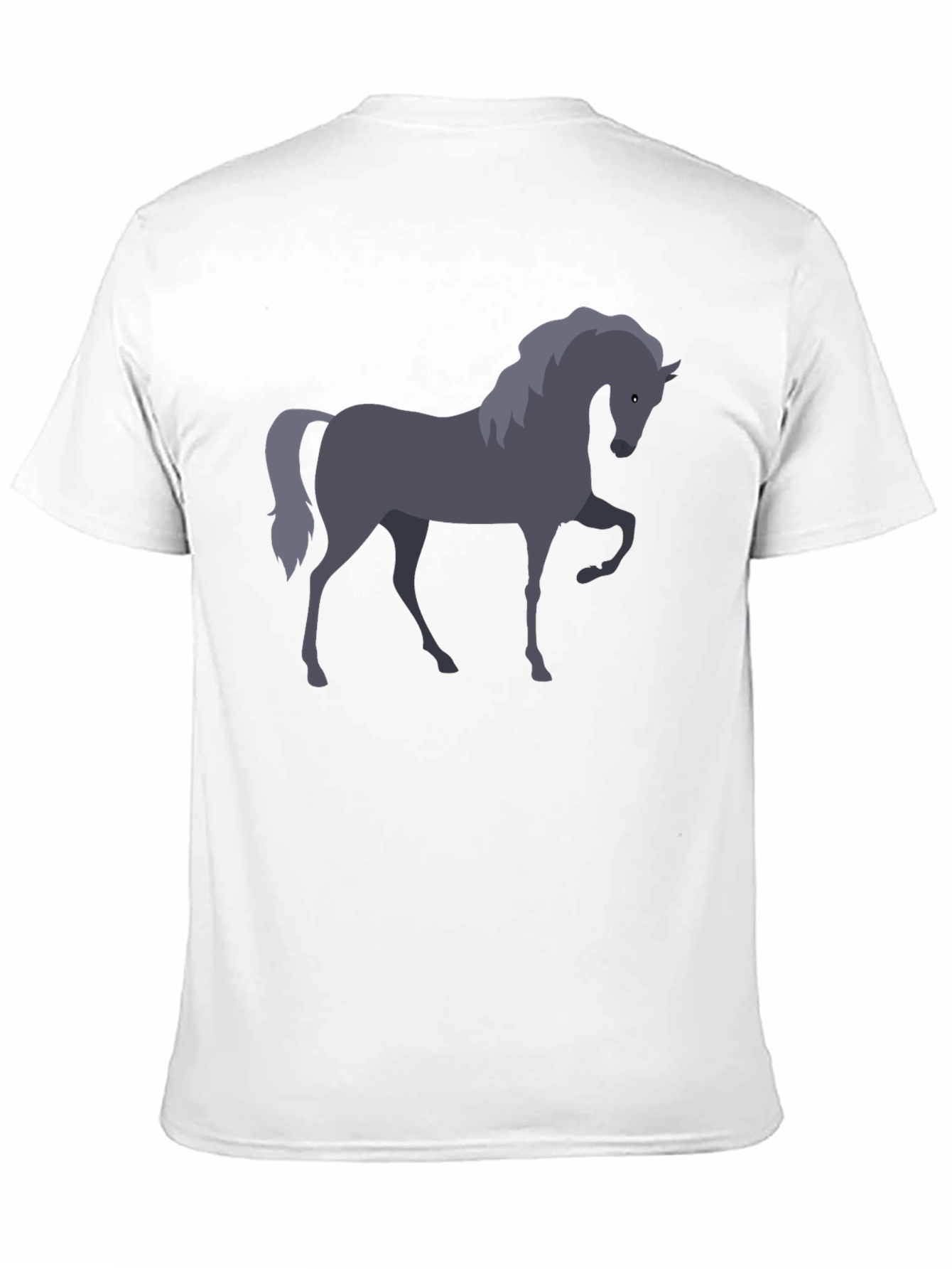 Horse Graphic T-Shirt - Black Cotton Tee