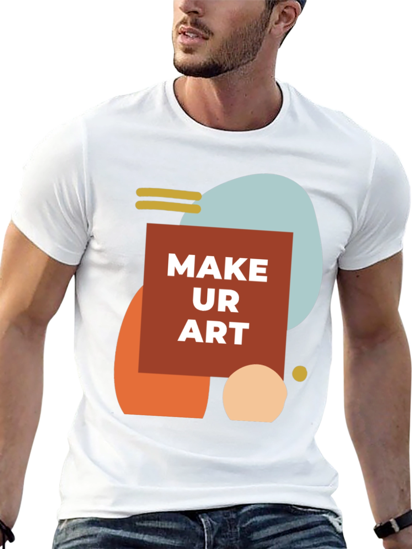 Make Ur Art Graphic Tee - Stylish Creative T-Shirt