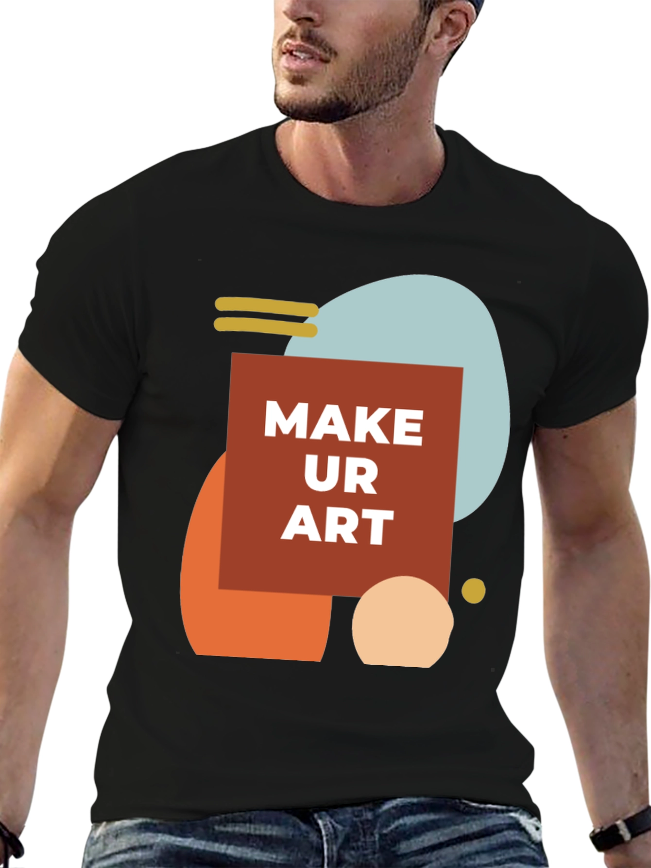 Make Ur Art Graphic Tee - Stylish Creative T-Shirt