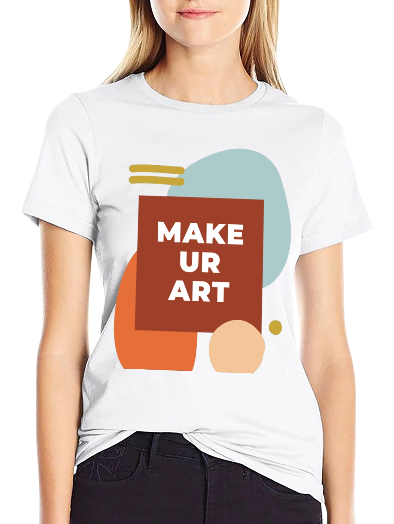 Make Ur Art Graphic Tee - Stylish Creative T-Shirt