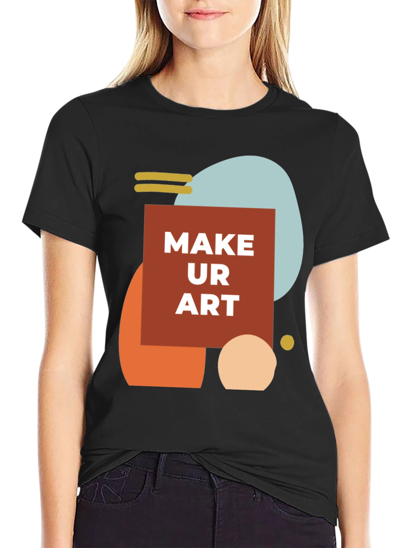Make Ur Art Graphic Tee - Stylish Creative T-Shirt