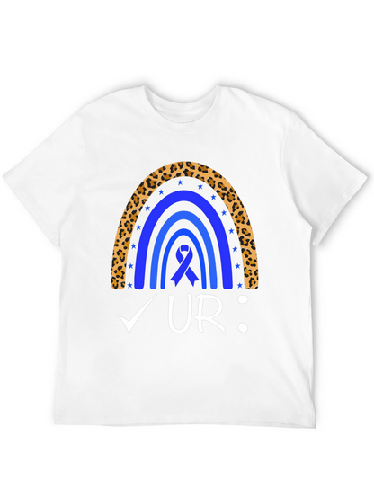 Colon Cancer Awareness Rainbow T-Shirt