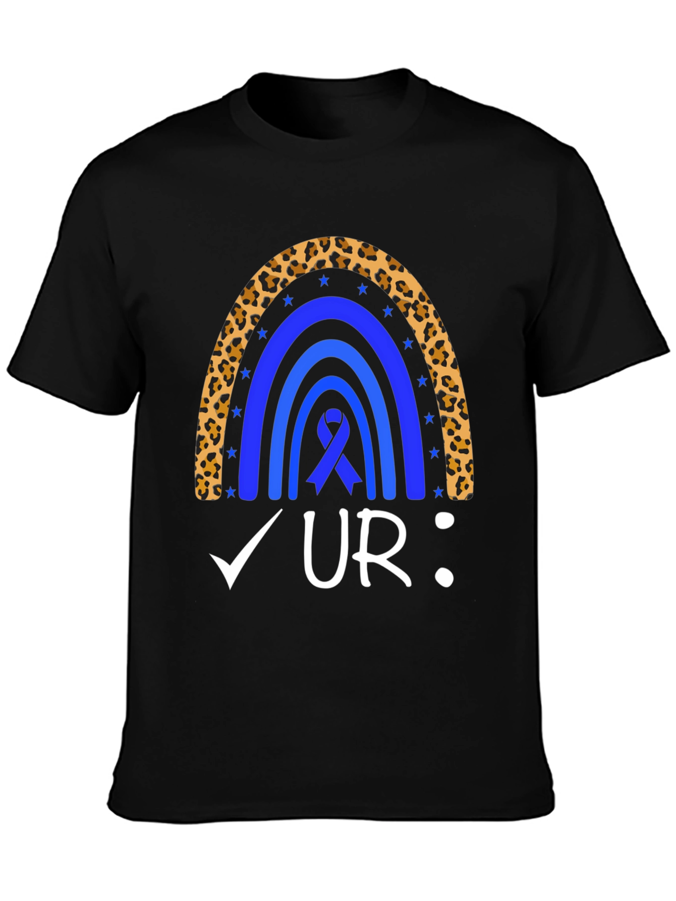 Colon Cancer Awareness Rainbow T-Shirt