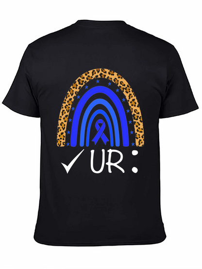 Colon Cancer Awareness Rainbow T-Shirt