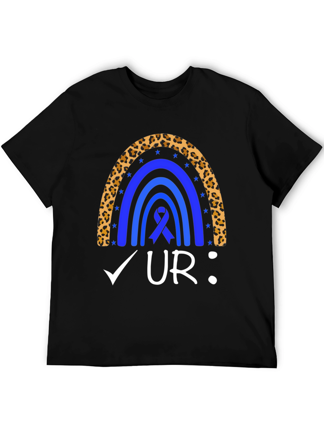 Colon Cancer Awareness Rainbow T-Shirt