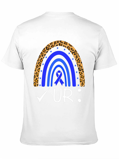 Colon Cancer Awareness Rainbow T-Shirt