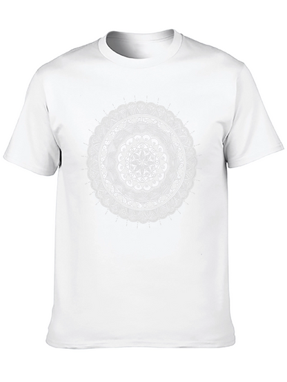 Mandala Art Black T-Shirt