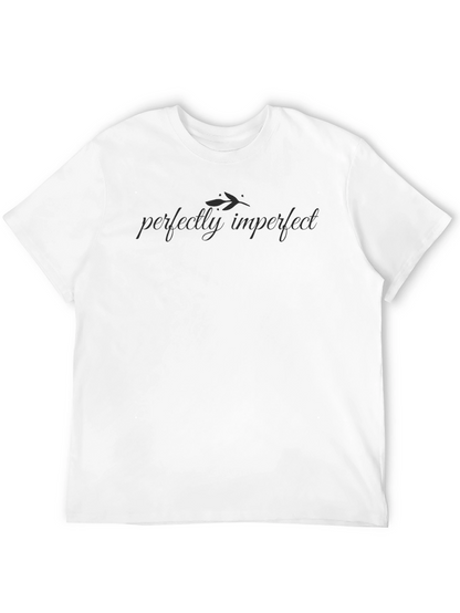 Perfectly Imperfect Black Graphic Tee