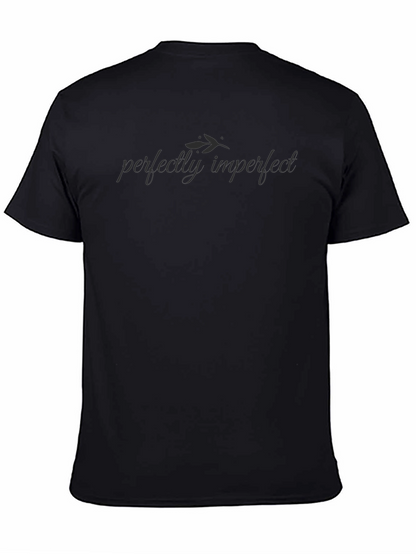 Perfectly Imperfect Black Graphic Tee