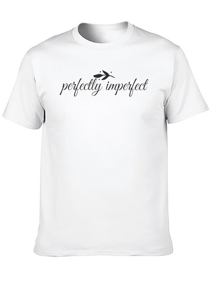 Perfectly Imperfect Black Graphic Tee