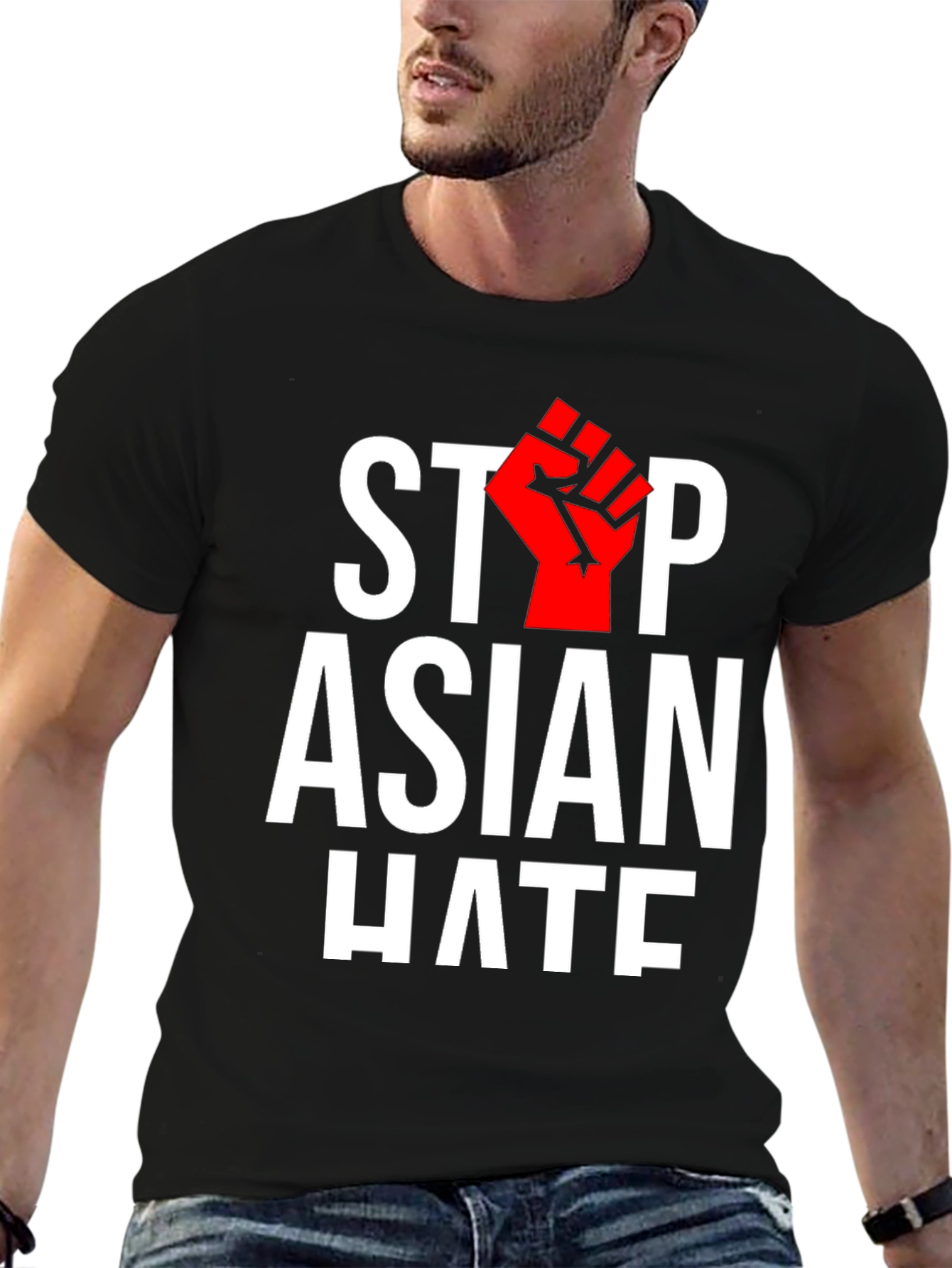 Stop Asian Hate T-Shirt - Black