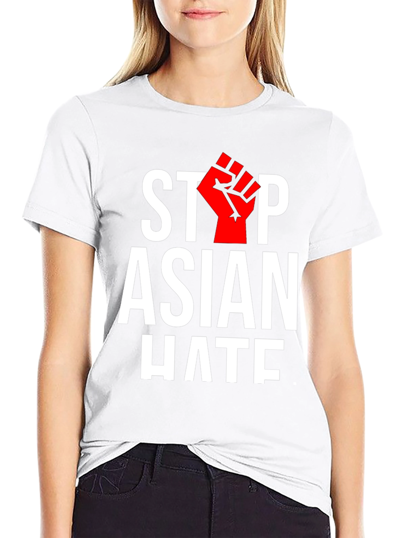 Stop Asian Hate T-Shirt - Black