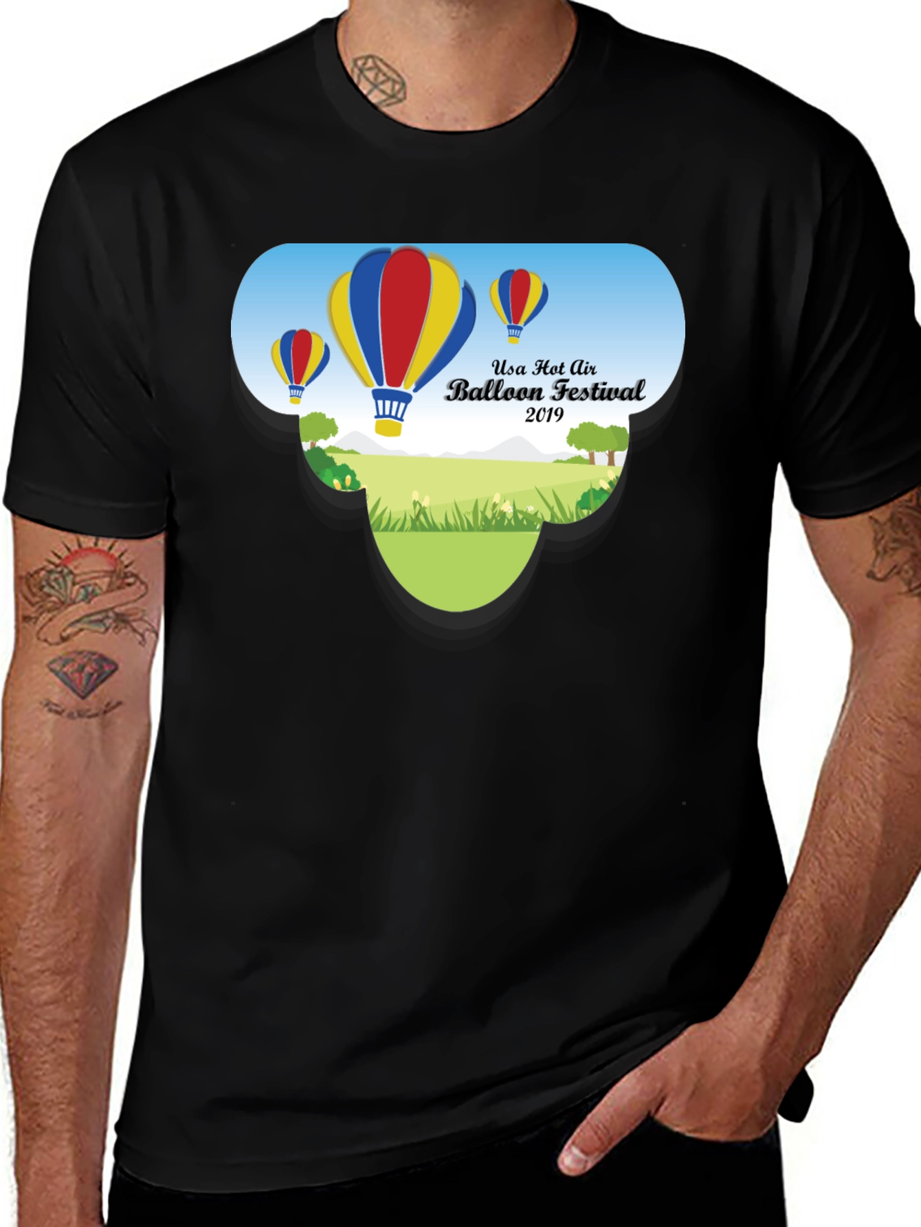 USA Hot Air Balloon Festival T-Shirt