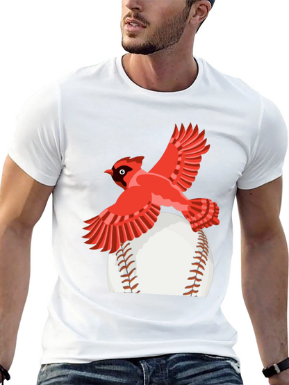Cardinal Baseball Graphic T-Shirt