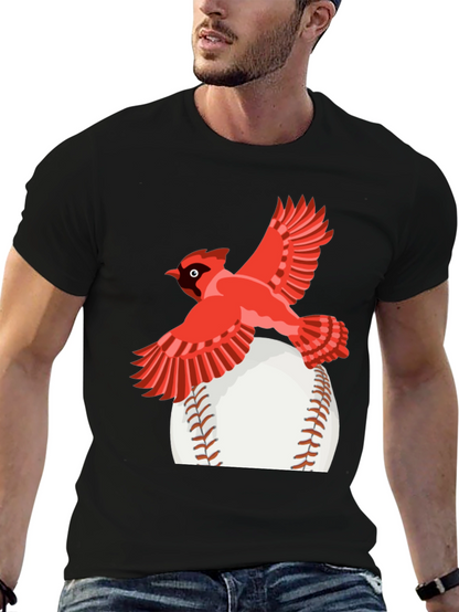 Cardinal Baseball Graphic T-Shirt