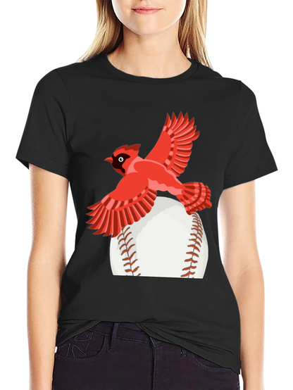 Cardinal Baseball Graphic T-Shirt