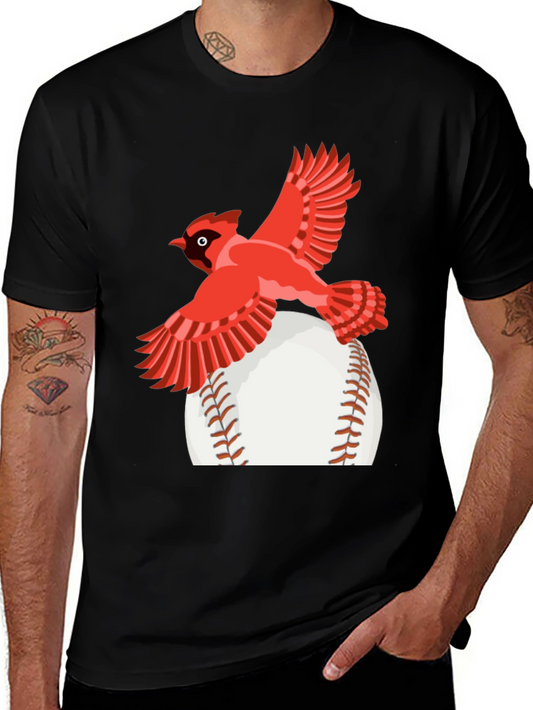 Cardinal Baseball Graphic T-Shirt