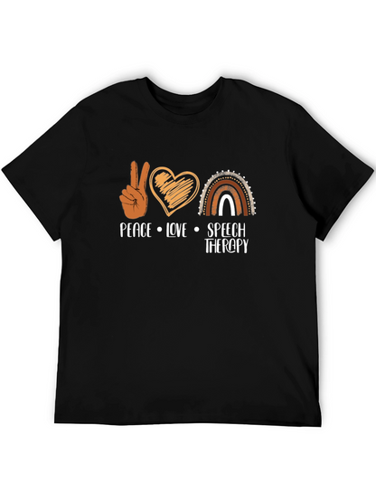 Peace Love Speech Therapy T-Shirt