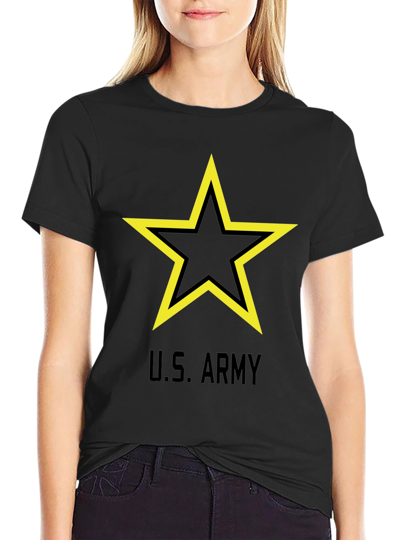 U.S. Army Star Graphic Black T-Shirt