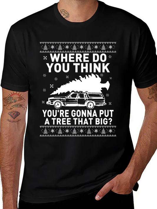 Funny Christmas Vacation Tree Car T-Shirt