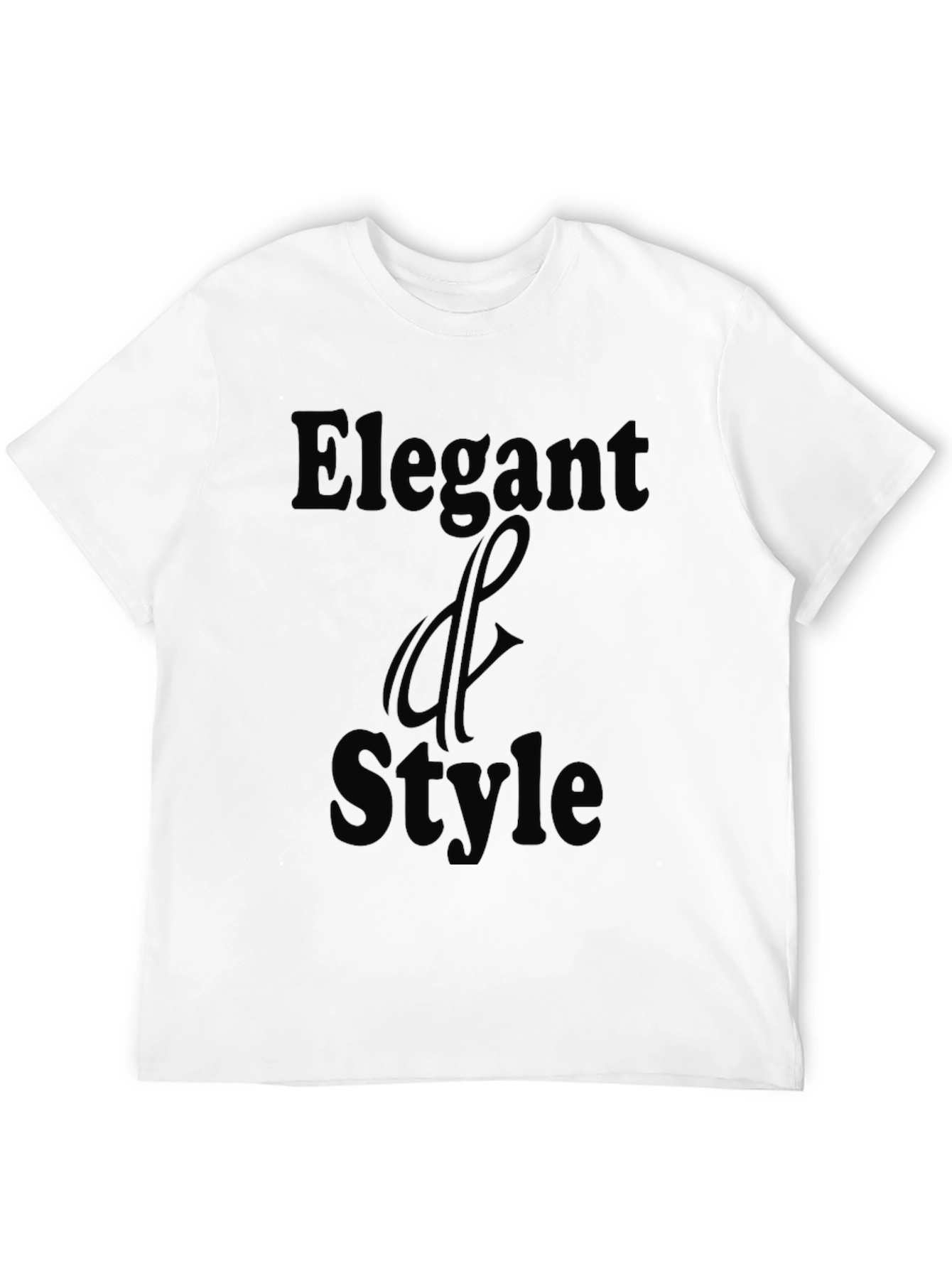 Elegant Style Black T-Shirt