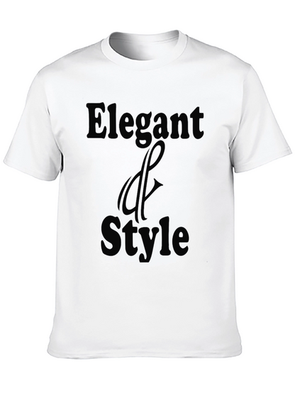 Elegant Style Black T-Shirt