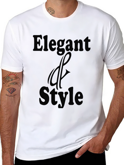 Elegant Style Black T-Shirt