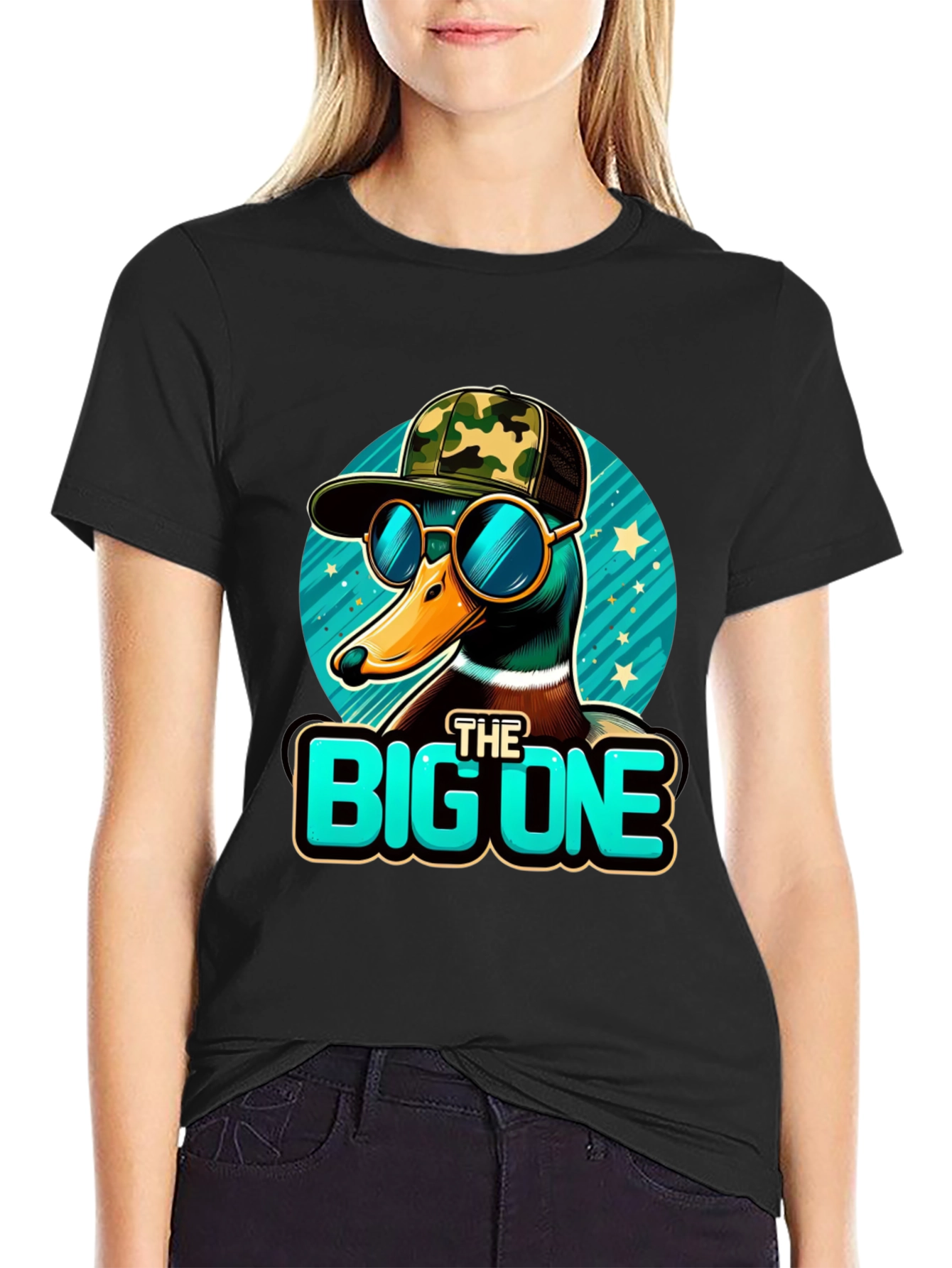 The Big One Duck Graphic T-Shirt