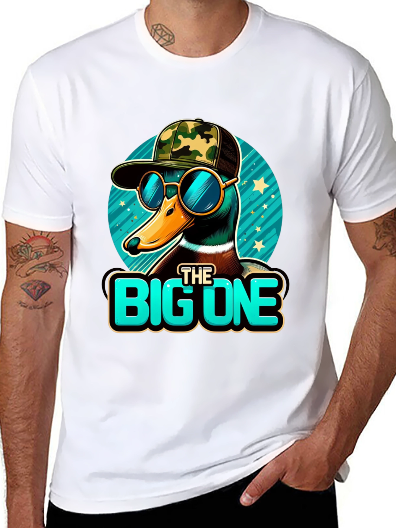 The Big One Duck Graphic T-Shirt