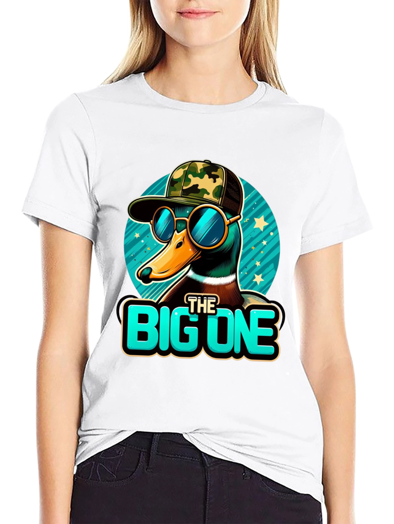 The Big One Duck Graphic T-Shirt