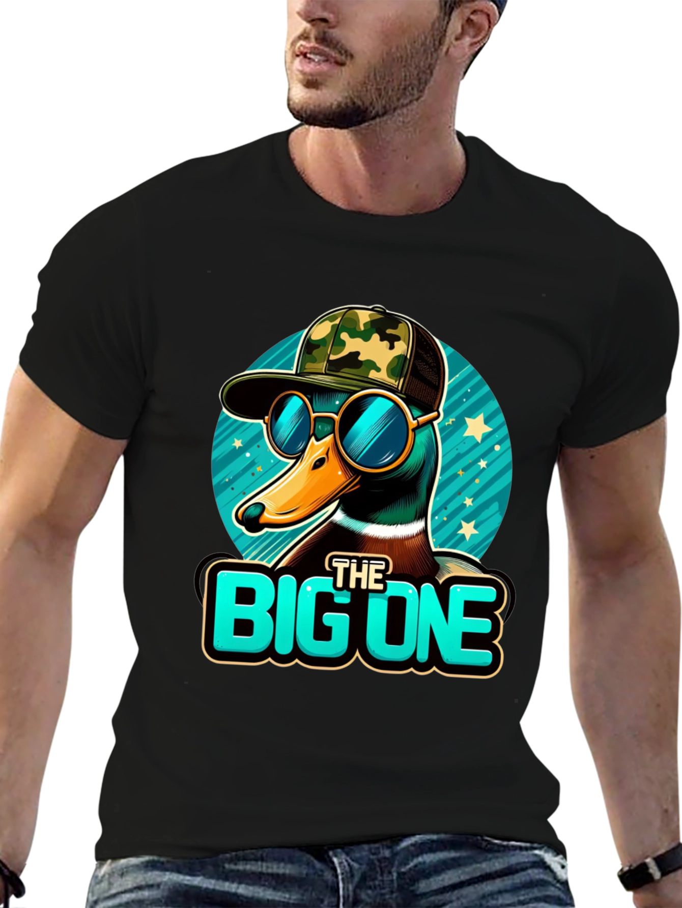 The Big One Duck Graphic T-Shirt
