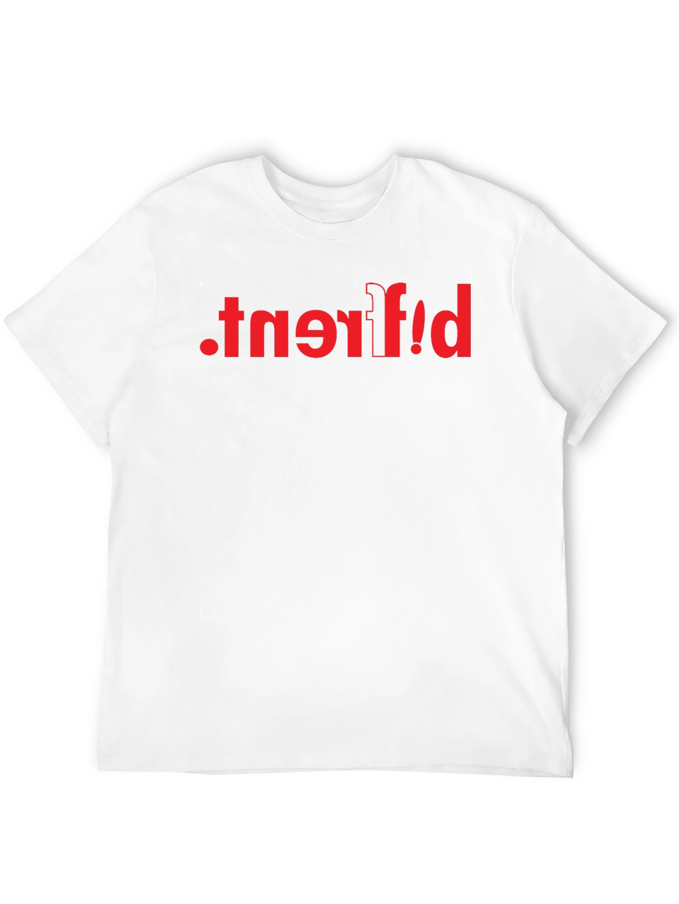 Different T-Shirt Novelty Graphic Tee Casual Wear