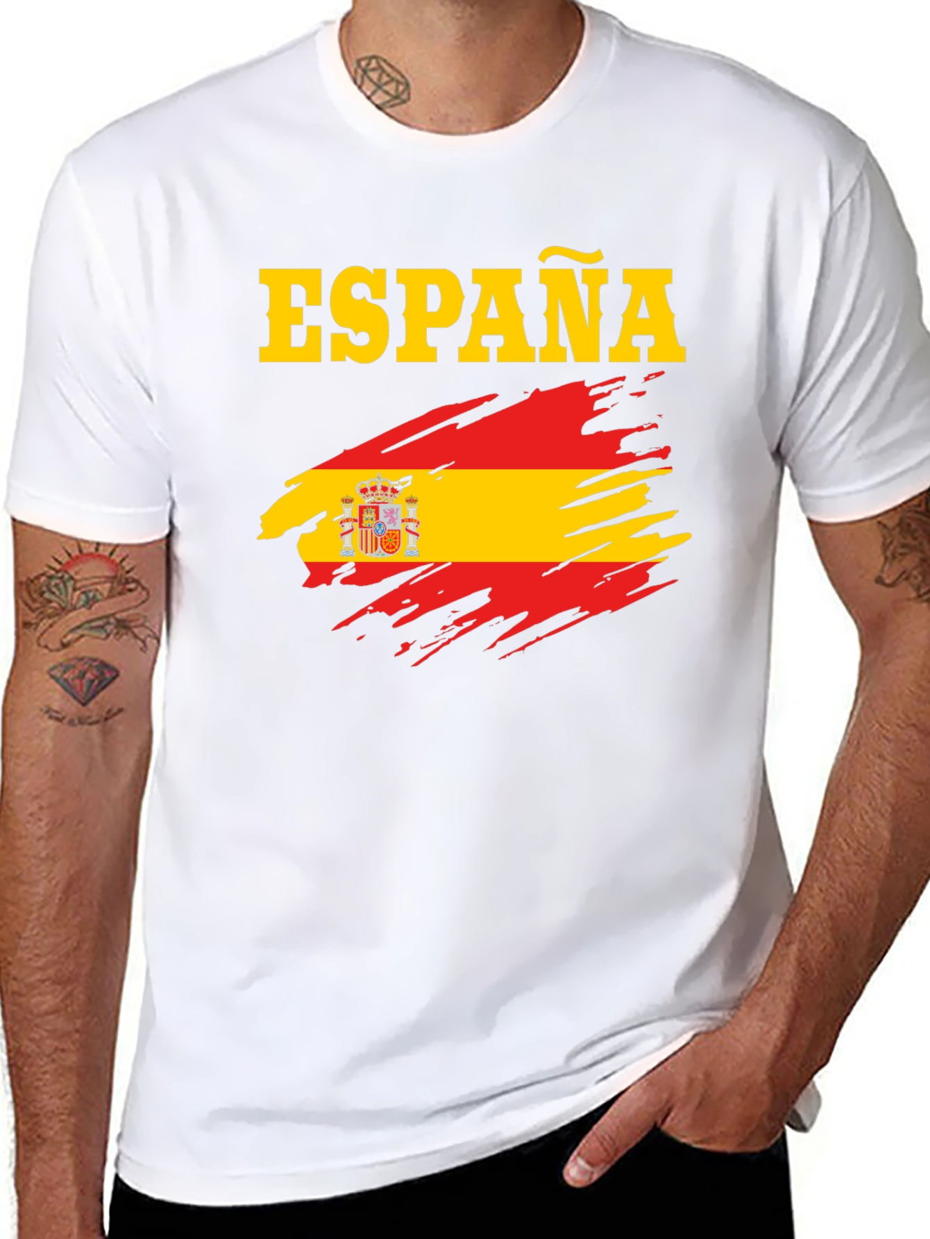 España Flag T-Shirt - Spain Pride Tee