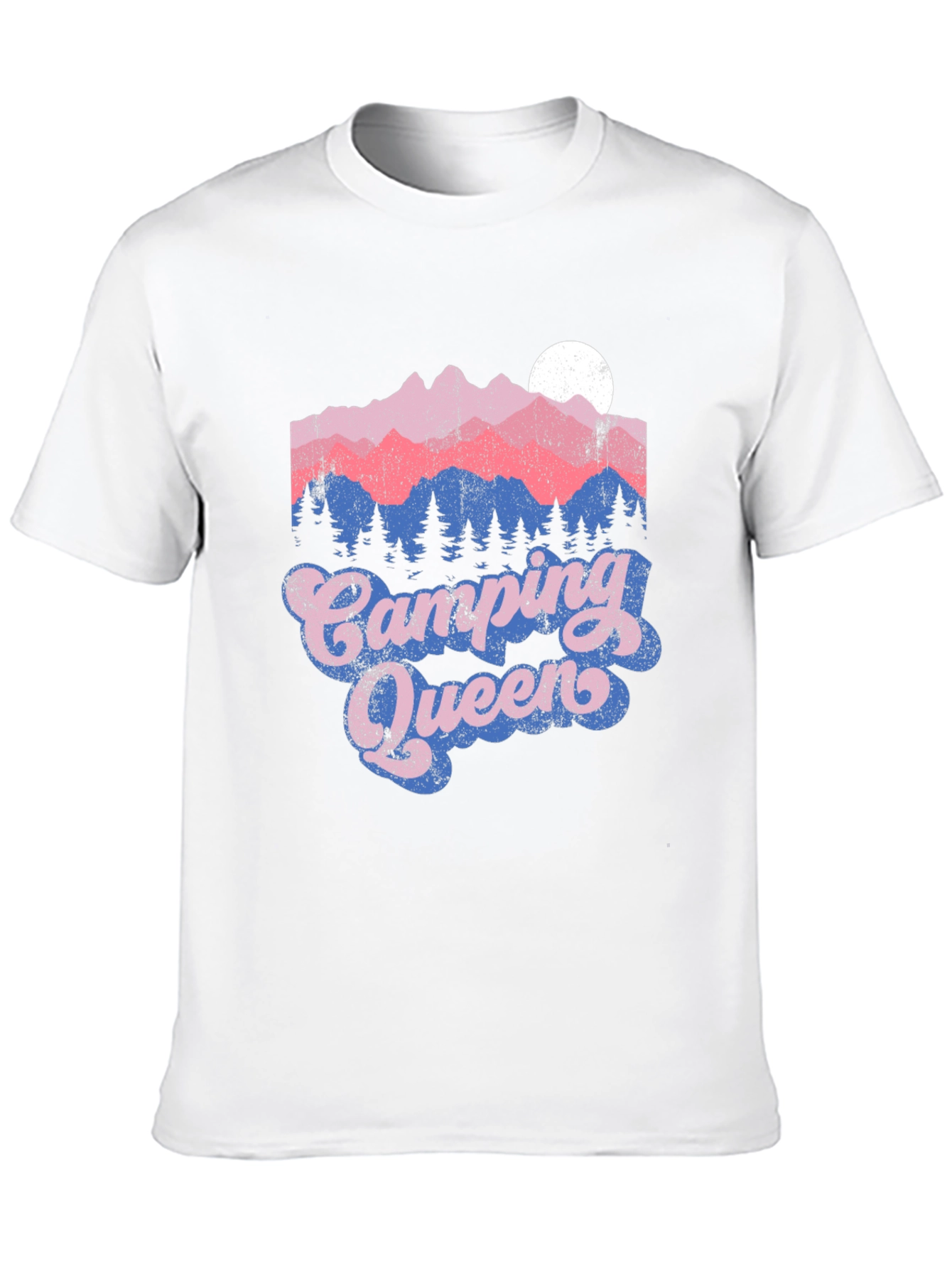 Camping Queen Tee - Mountain Graphic T-Shirt