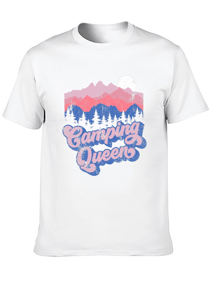 Camping Queen Tee - Mountain Graphic T-Shirt