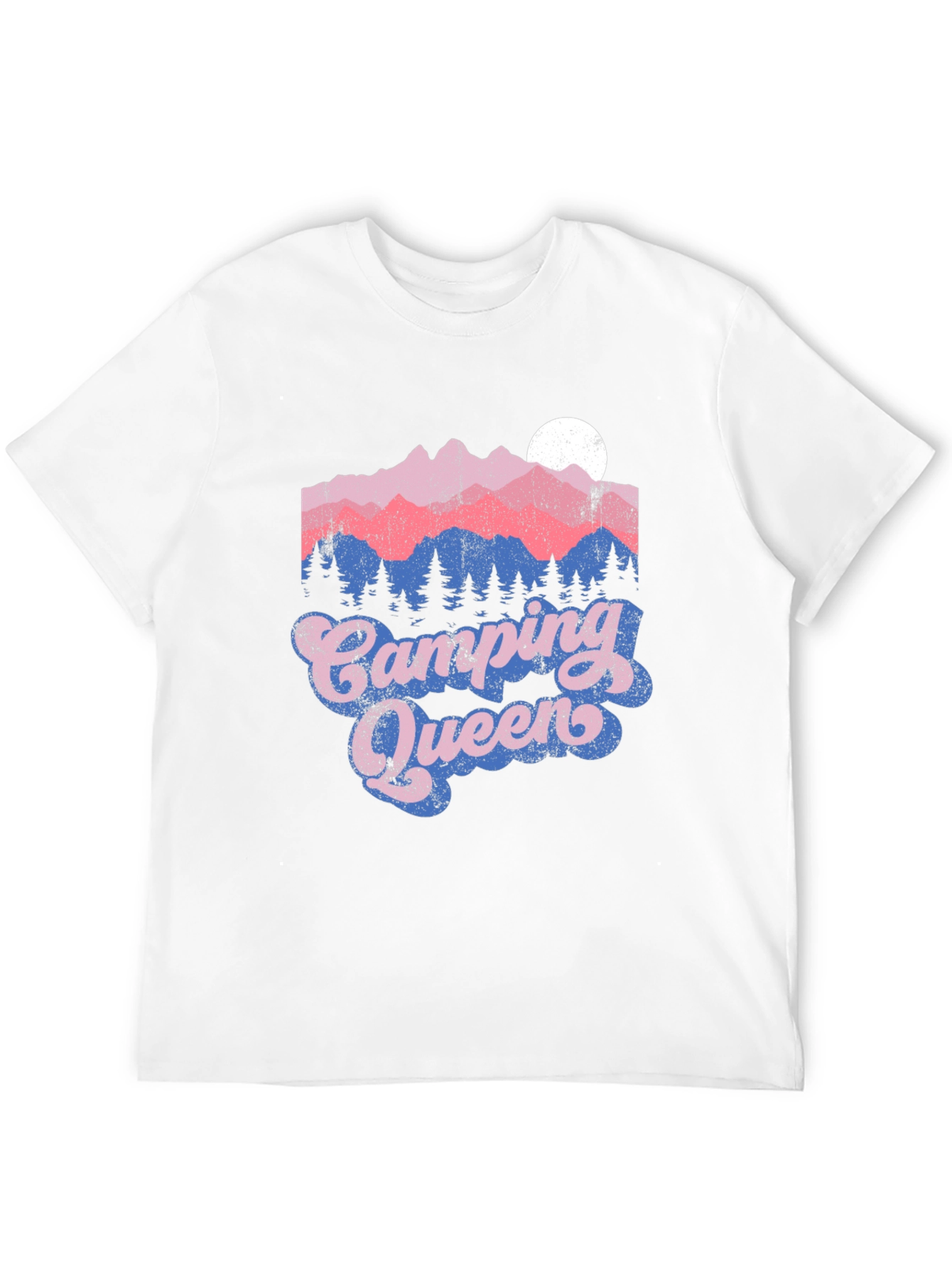 Camping Queen Tee - Mountain Graphic T-Shirt