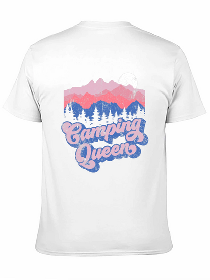 Camping Queen Tee - Mountain Graphic T-Shirt