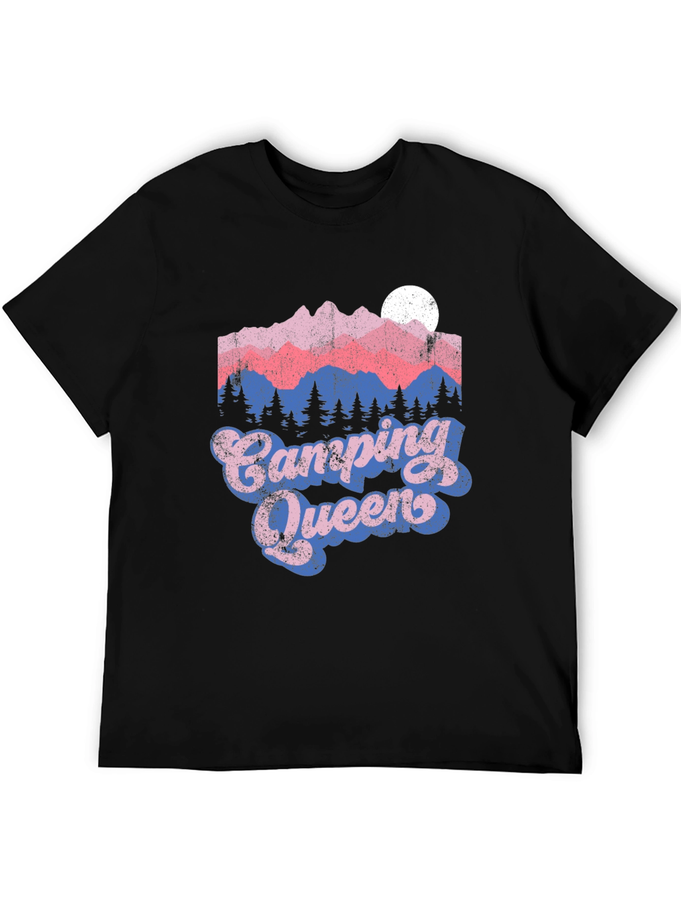 Camping Queen Tee - Mountain Graphic T-Shirt