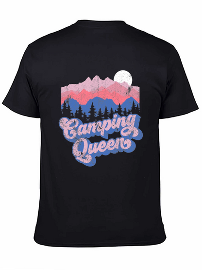 Camping Queen Tee - Mountain Graphic T-Shirt
