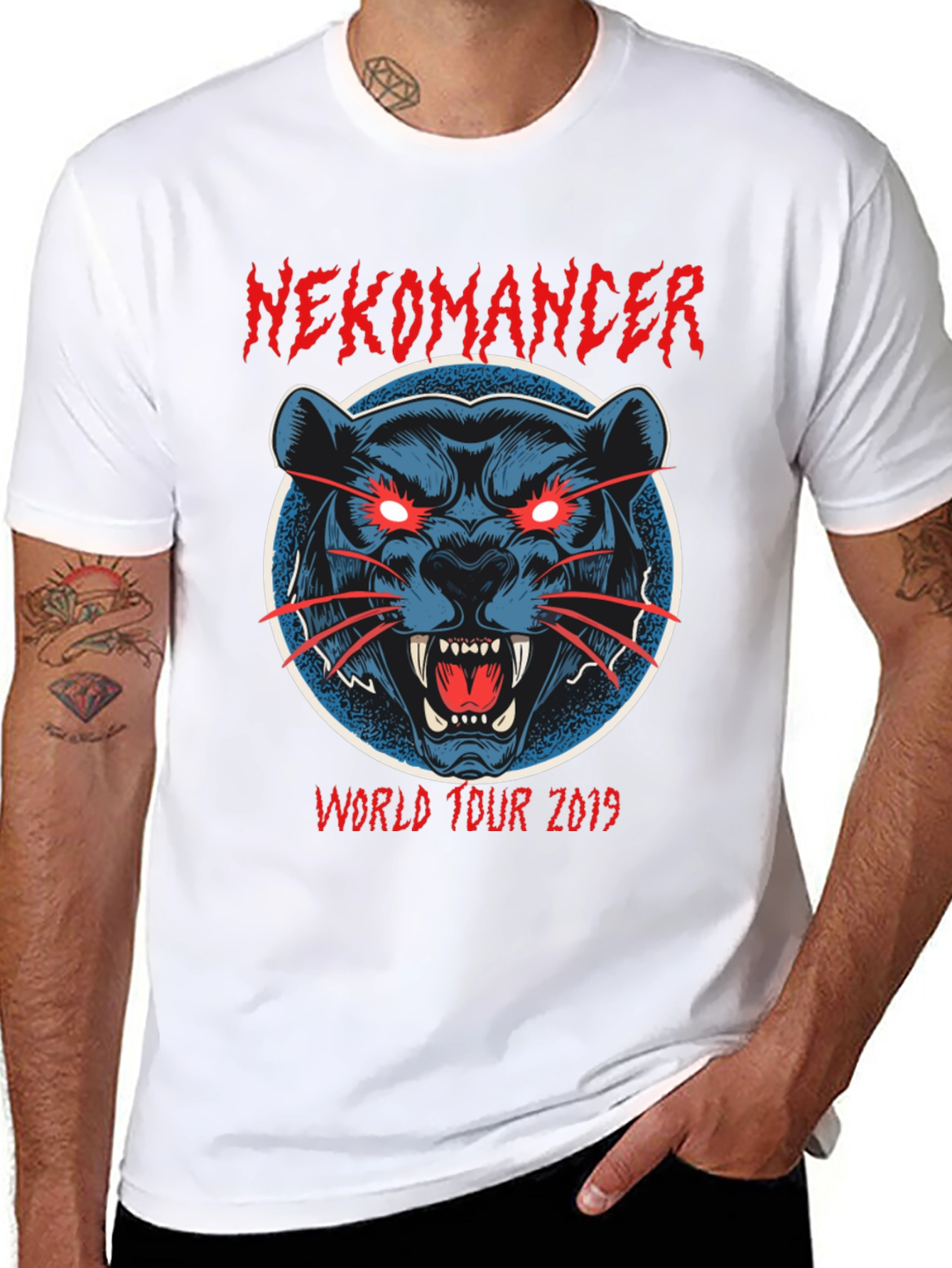 Nekomancer World Tour 2019 Graphic T-Shirt
